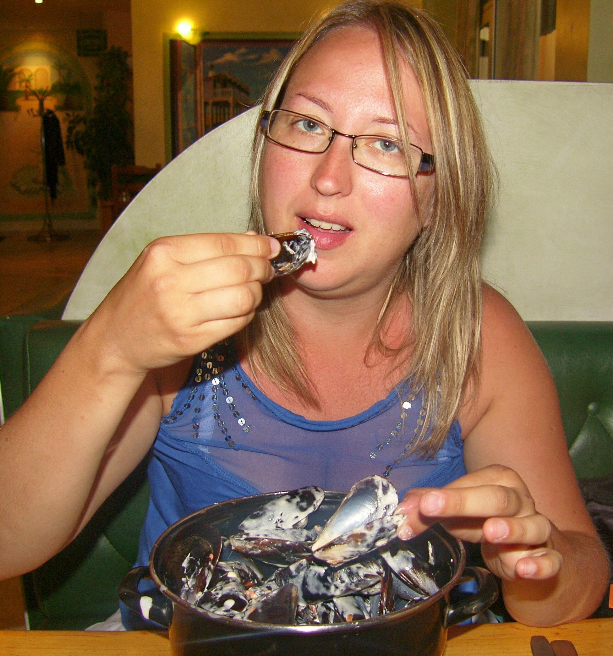 MOULE FRITE AU RESTAURANT IL THEATRO AU PORT DE GRUISSAN